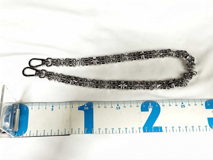 LOUIS VUITTON Dauphine Monogram Accessory Strap with Silver Hardware