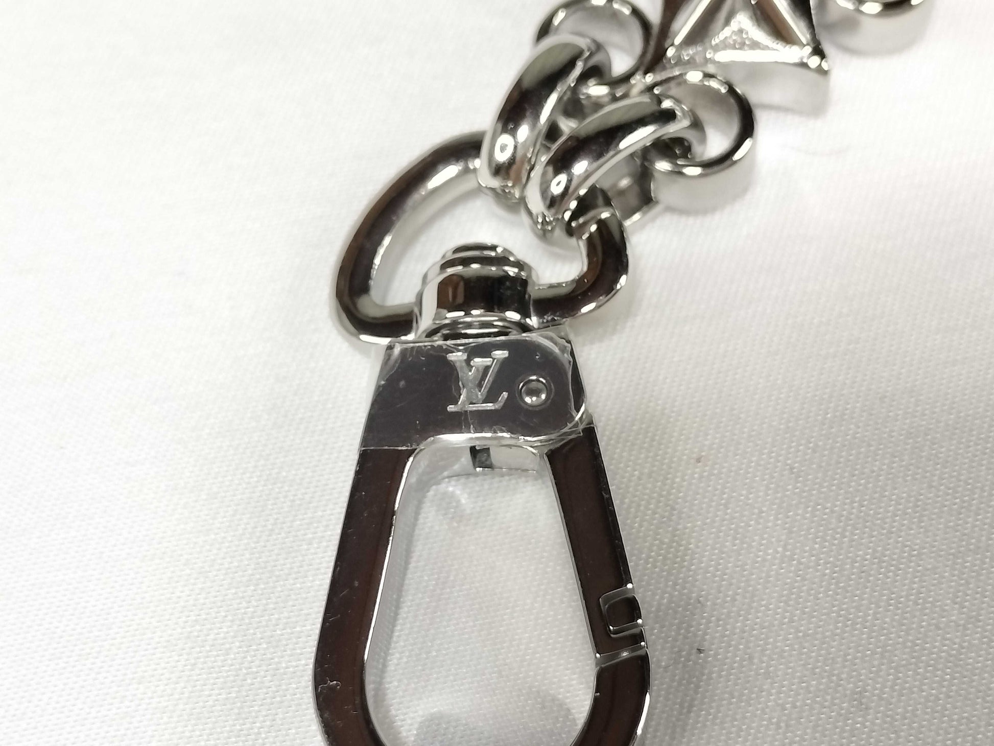 LOUIS VUITTON Dauphine Monogram Accessory Strap with Silver Hardware