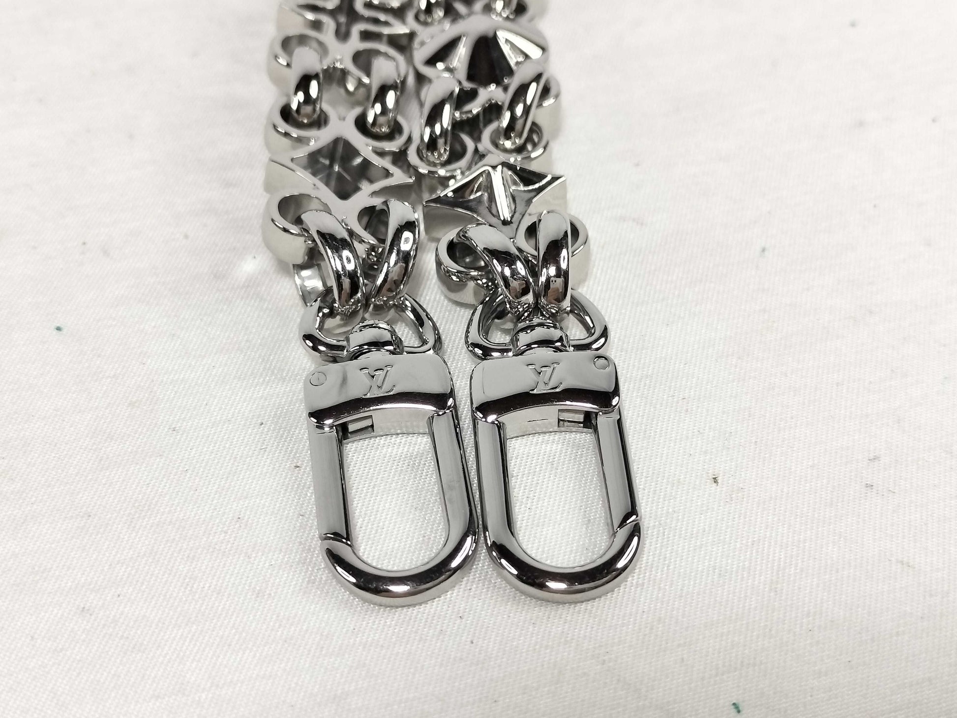 LOUIS VUITTON Dauphine Monogram Accessory Strap with Silver Hardware