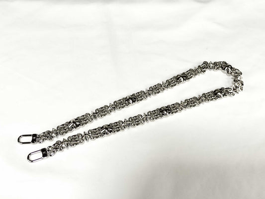 LOUIS VUITTON Dauphine Monogram Accessory Strap with Silver Hardware