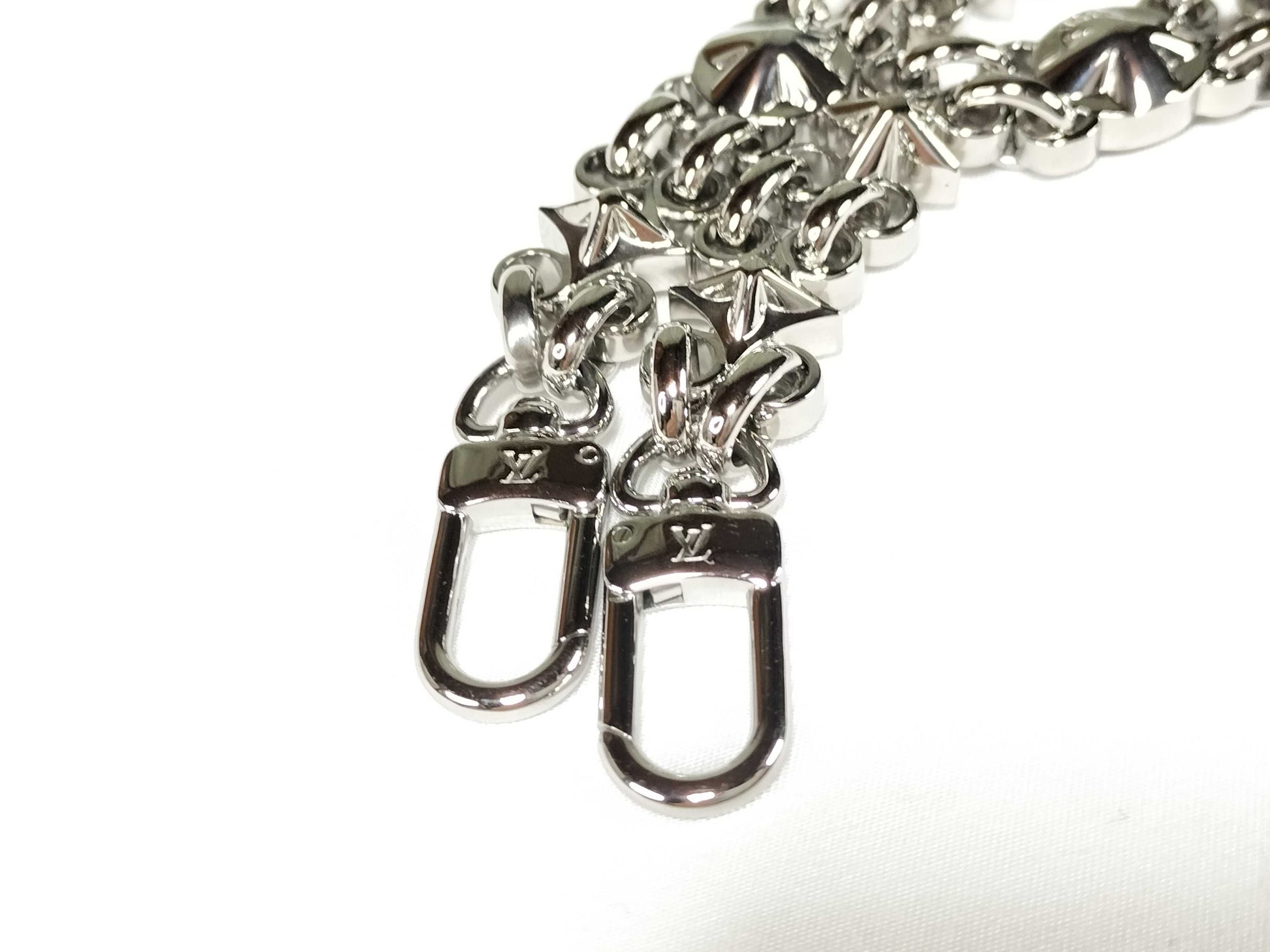 LOUIS VUITTON Dauphine Monogram Accessory Strap with Silver Hardware