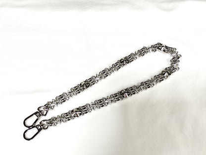 LOUIS VUITTON Dauphine Monogram Accessory Strap with Silver Hardware