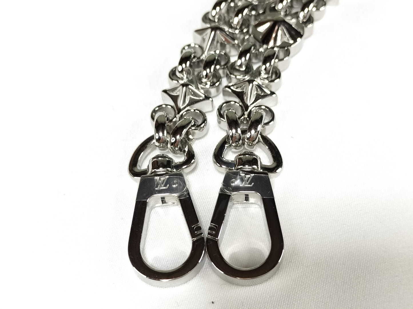 LOUIS VUITTON Dauphine Monogram Accessory Strap with Silver Hardware