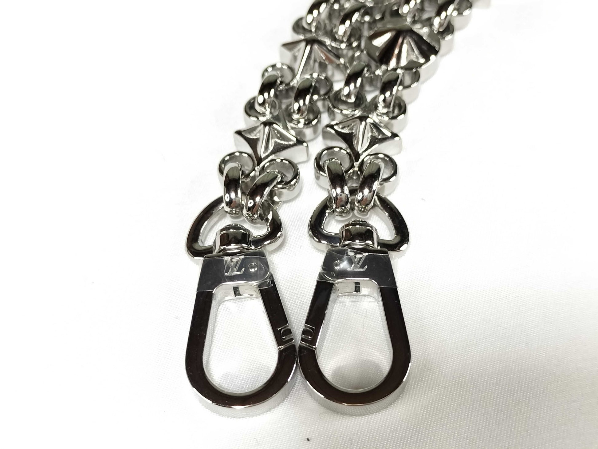 LOUIS VUITTON Dauphine Monogram Accessory Strap with Silver Hardware