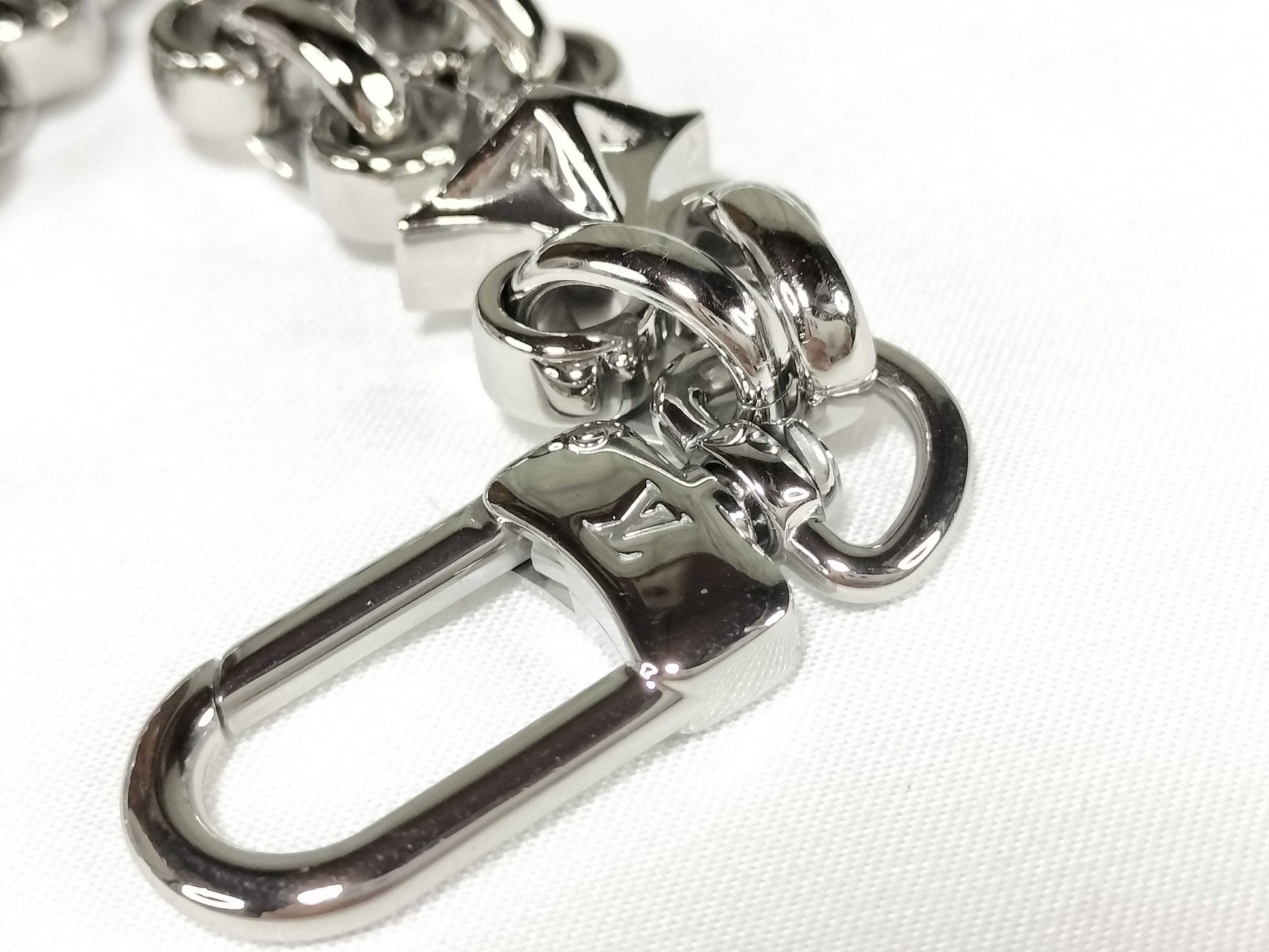 LOUIS VUITTON Dauphine Monogram Accessory Strap with Silver Hardware