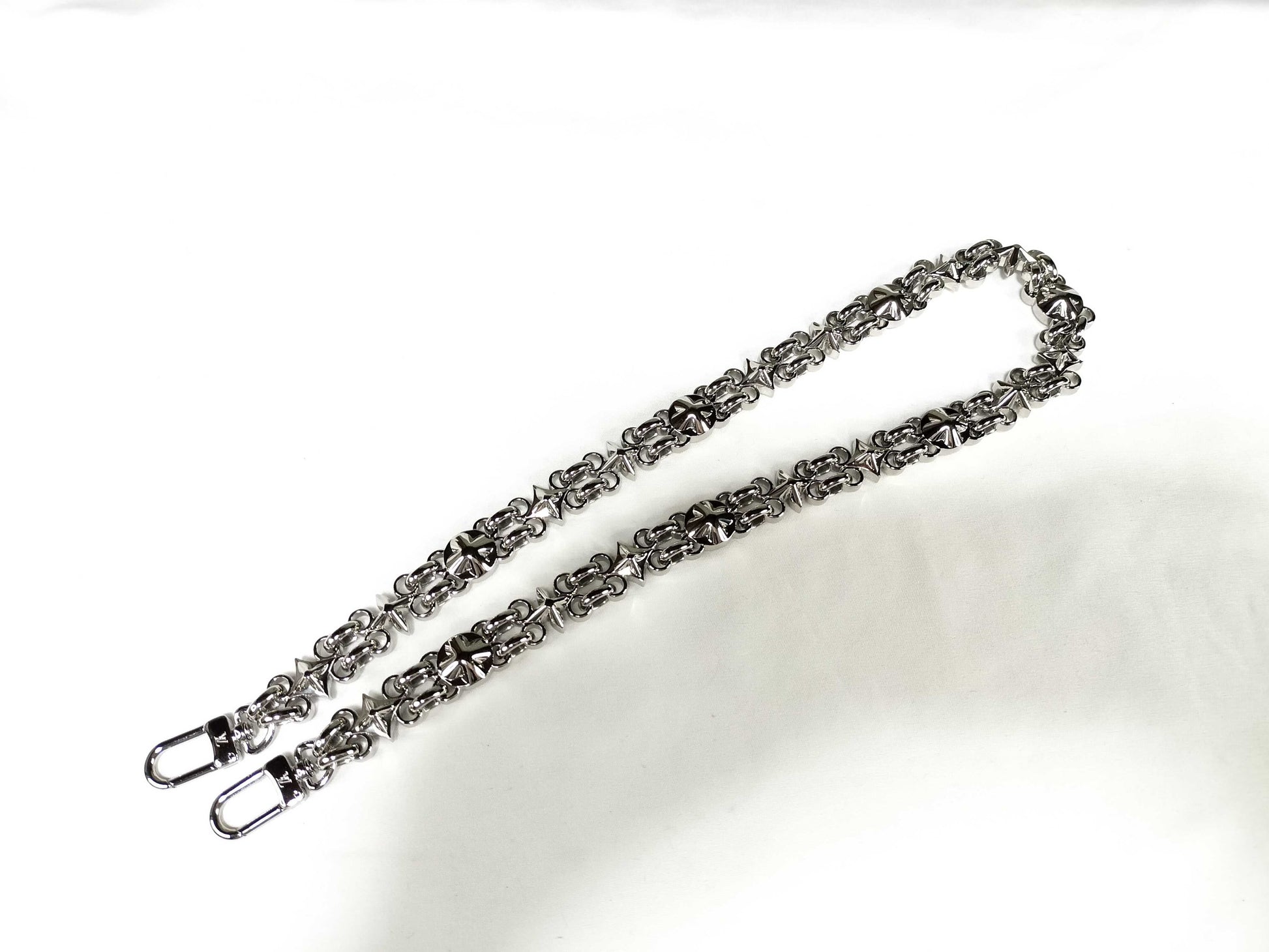 LOUIS VUITTON Dauphine Monogram Accessory Strap with Silver Hardware