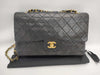CHANEL Classic Double Flap Shoulder Bag, Size 26, Black Quilted Lambskin Leather with Gold Hardware