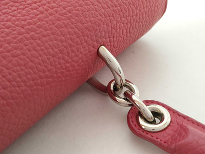 Dior Be Dior Bag/Pink x Orange/Calfskin/Silver Hardware Handbag