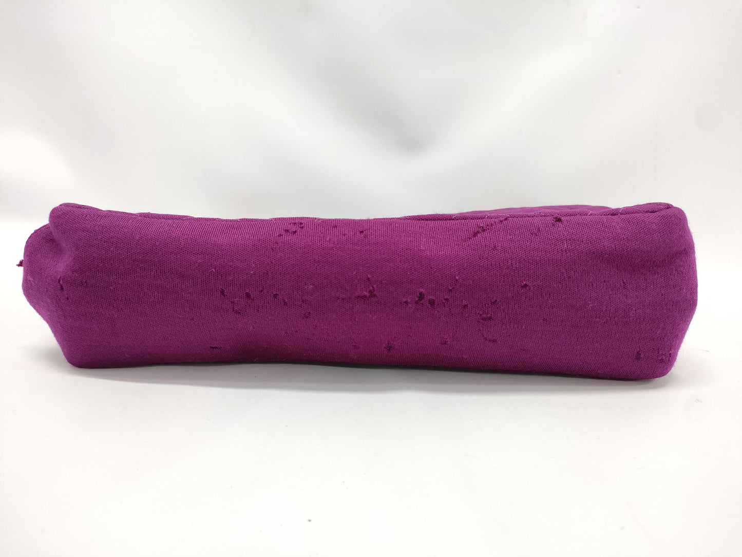 CHANEL Double Quilted Square Tote, Purple, Quilted Jersey Canvas, Gold Hardware, Shoulder Bag