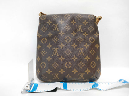 LOUIS VUITTON Monogram Musette Salsa Long Strap Shoulder Bag in Brown Monogram Canvas with Gold Hardware