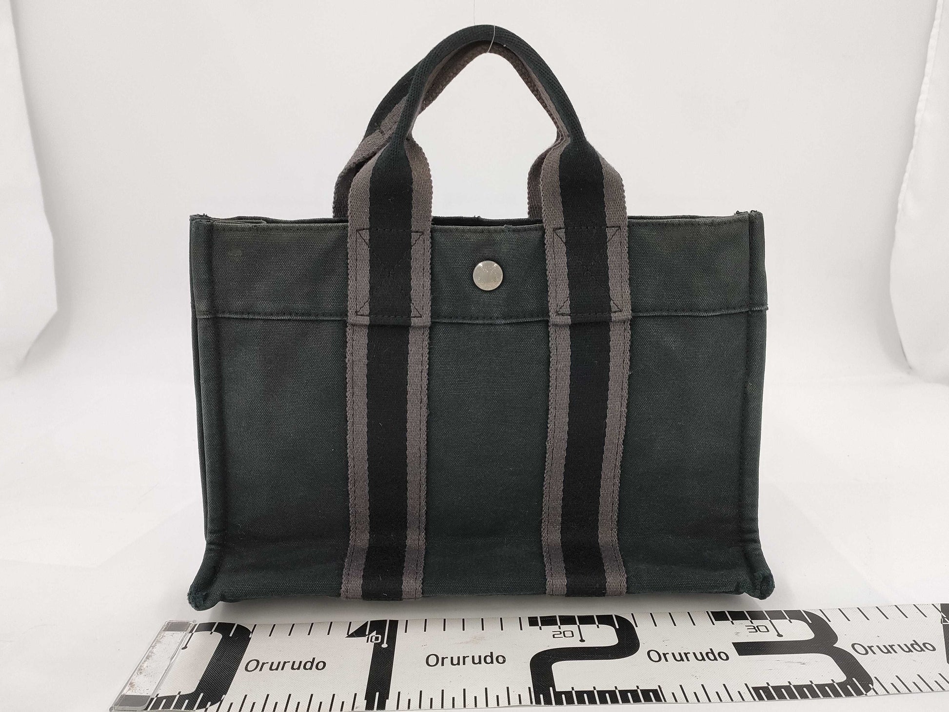 HERMES Foul Tote PM Tote Bag Black