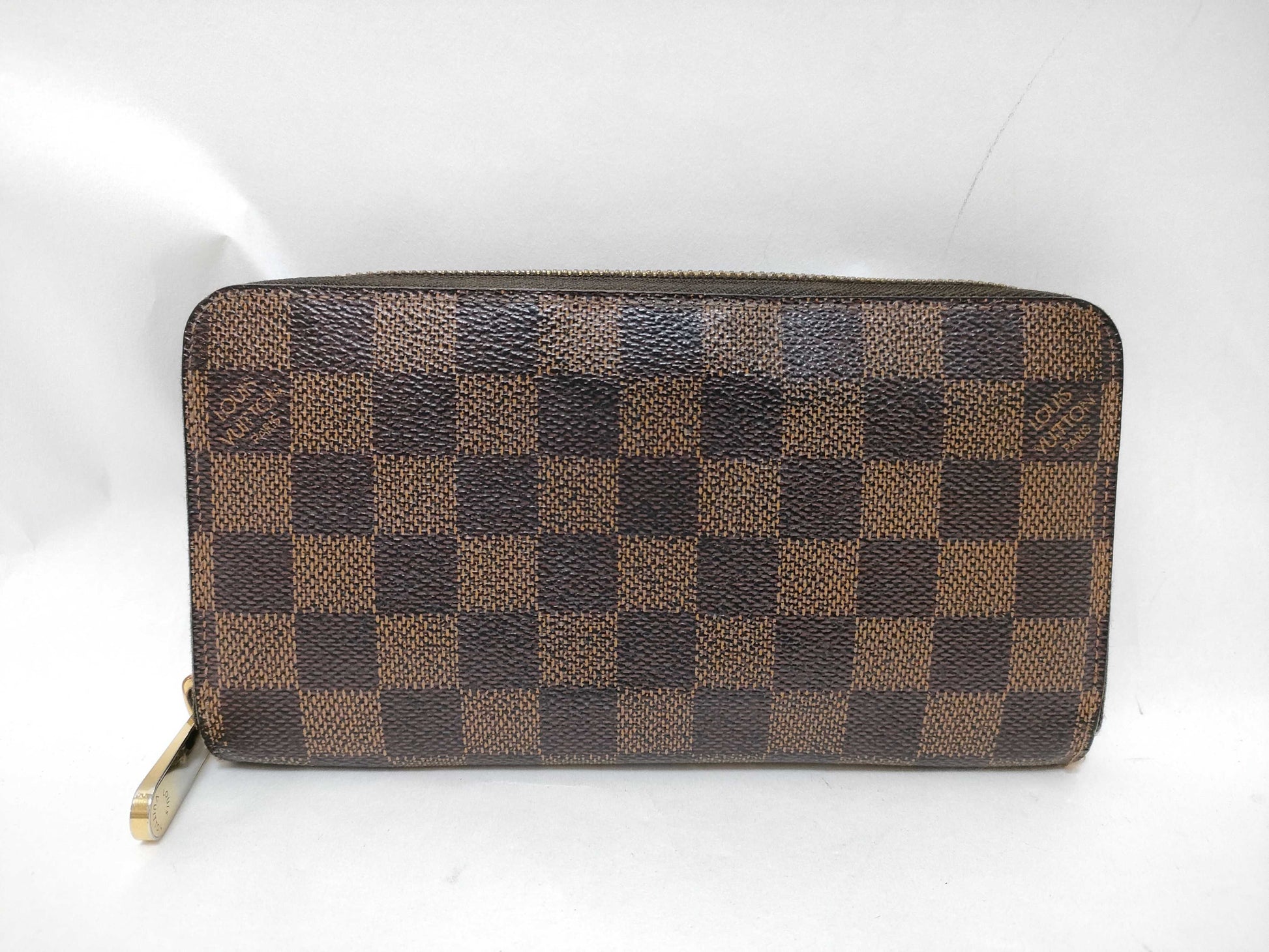 LOUIS VUITTON Damier Zippy Wallet Long Wallet