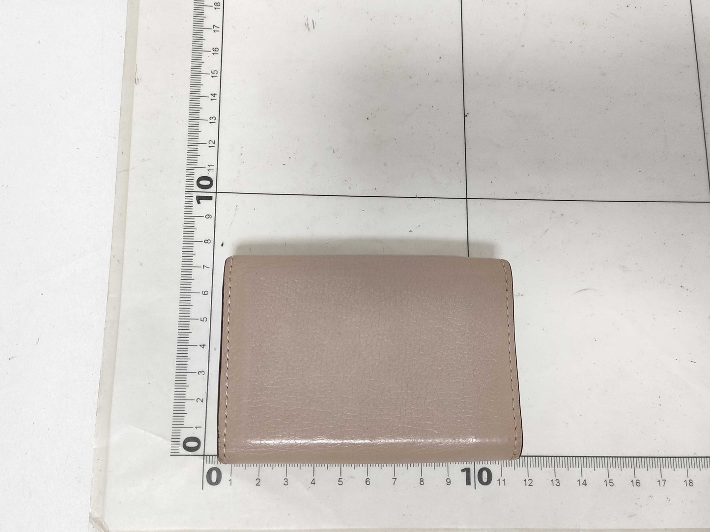 LOUIS VUITTON Louis Vuitton Louis Vuitton Portefeuille Lock Mini Beige Wallet