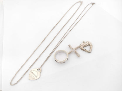 Tiffany & Co. Tiffany Tiffany Necklace 2 Pieces Ring 1 Piece Pendant Top Set Accessories Collection Accessories Collection 