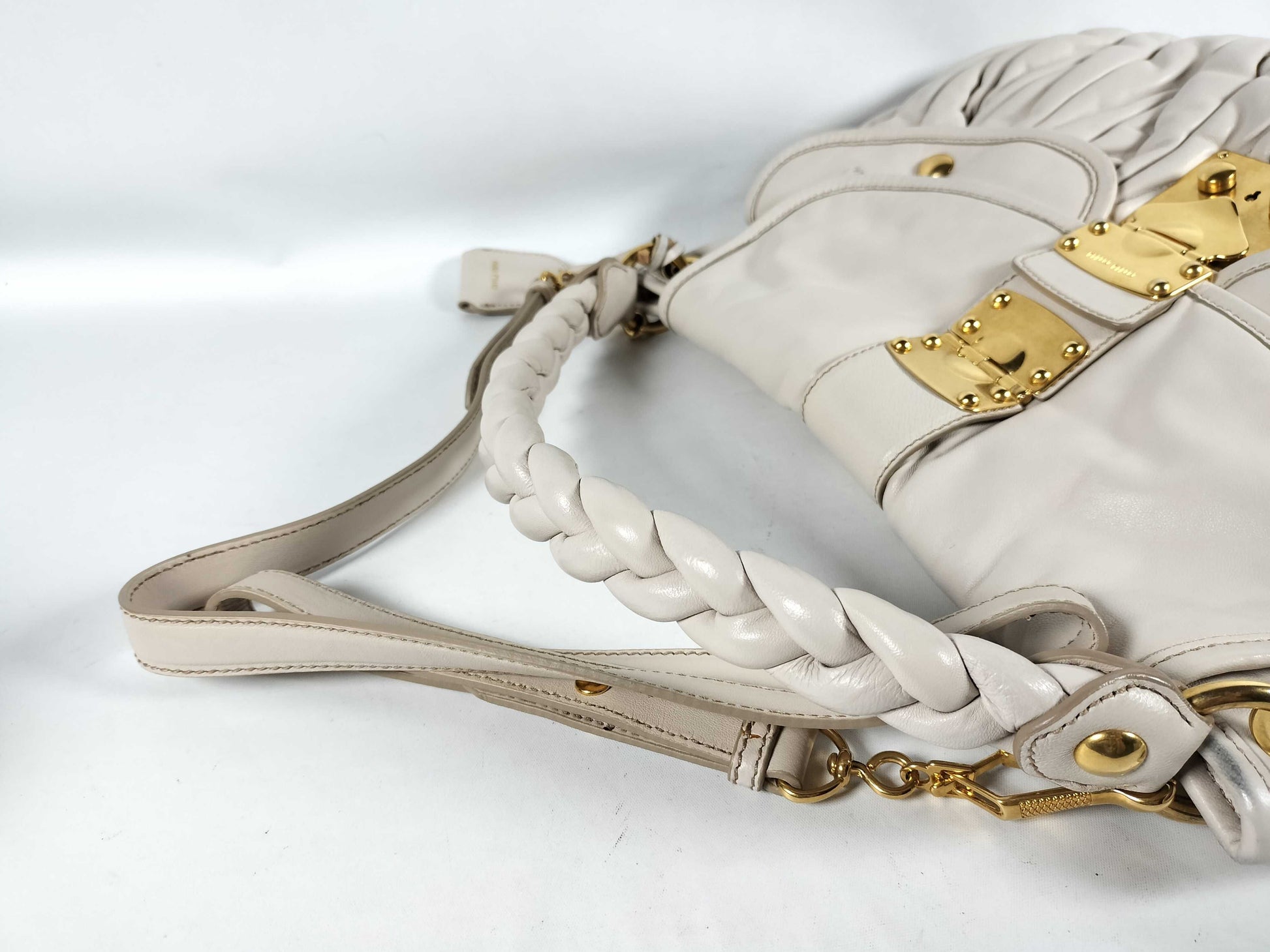 Miu Miu Matelasse 2-Way Handbag