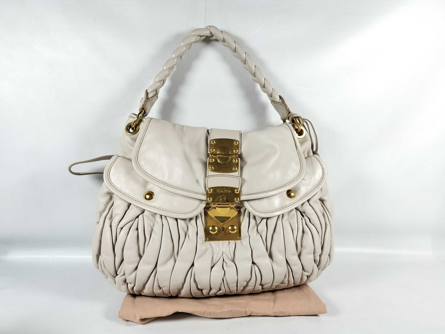 Miu Miu Matelasse 2-Way Handbag