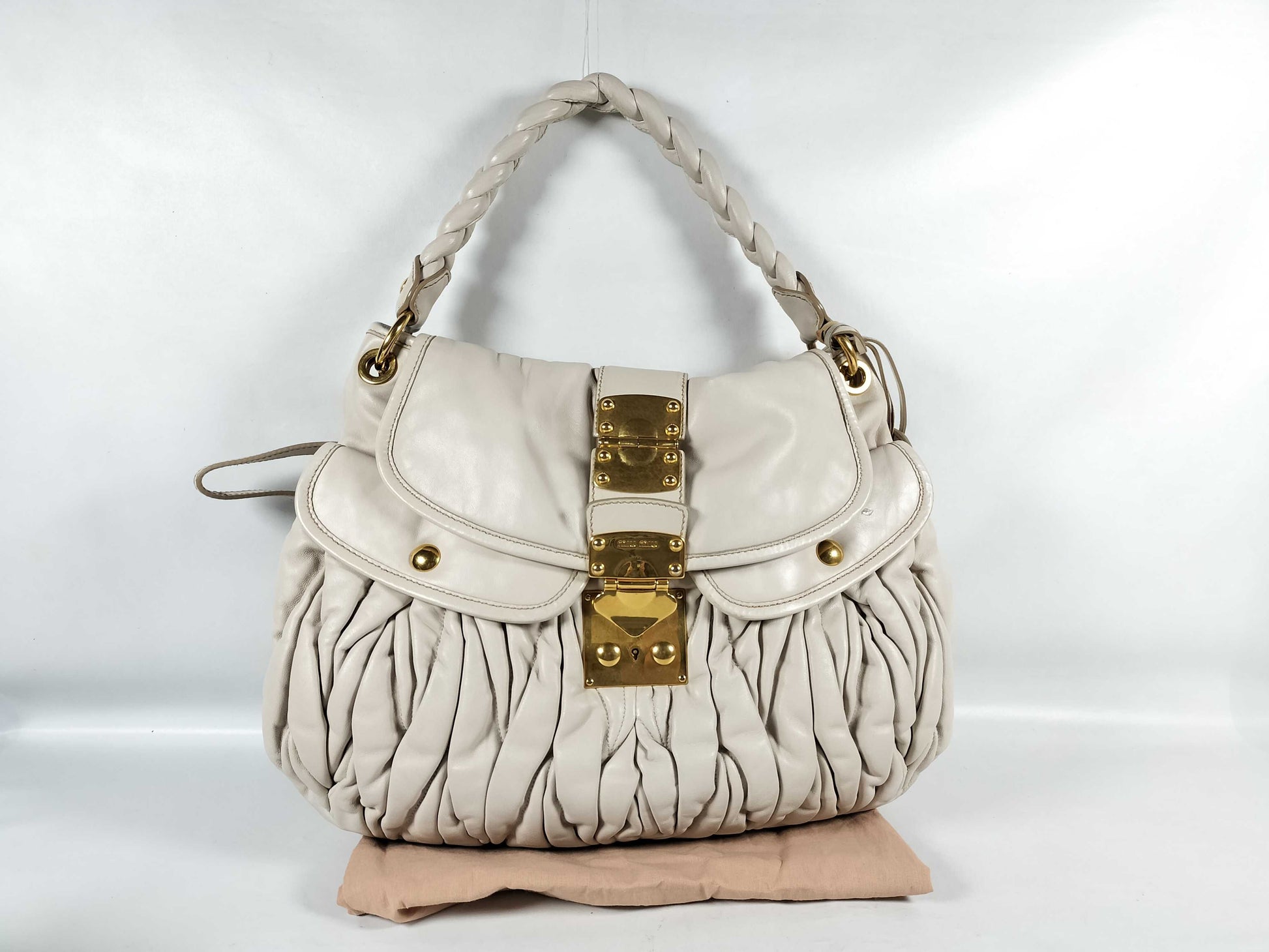 Miu Miu Matelasse 2-Way Handbag