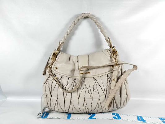 Miu Miu Matelasse 2-Way Handbag