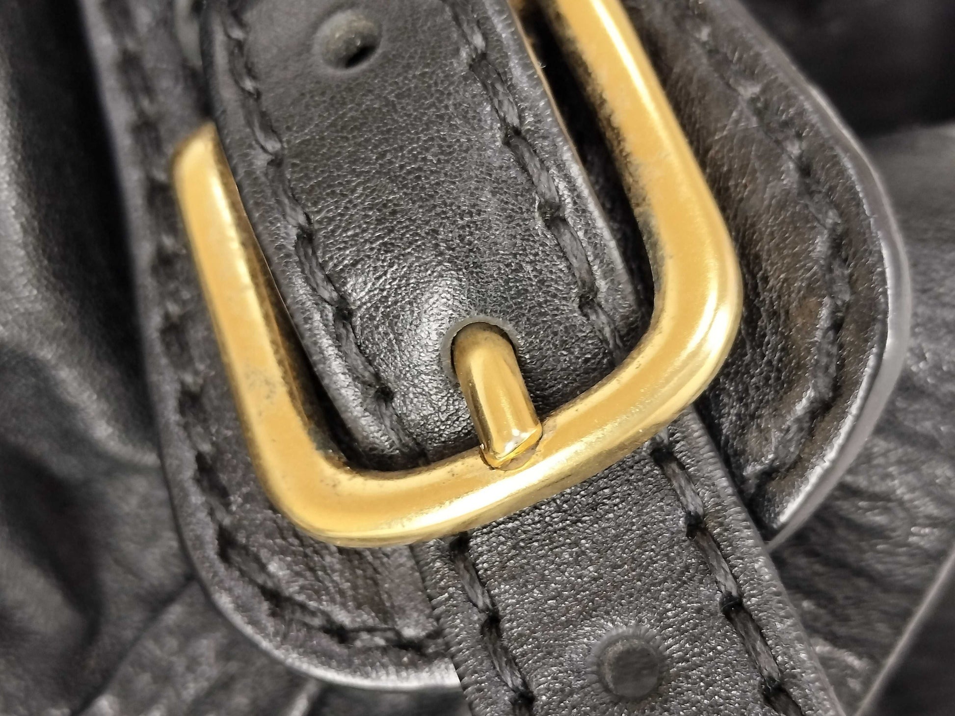 Miu Miu Ribbon Leather Handbag