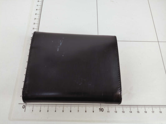 Salvatore Ferragamo Gancini Tri-fold Wallet AQ-220129 Black Leather Wallet