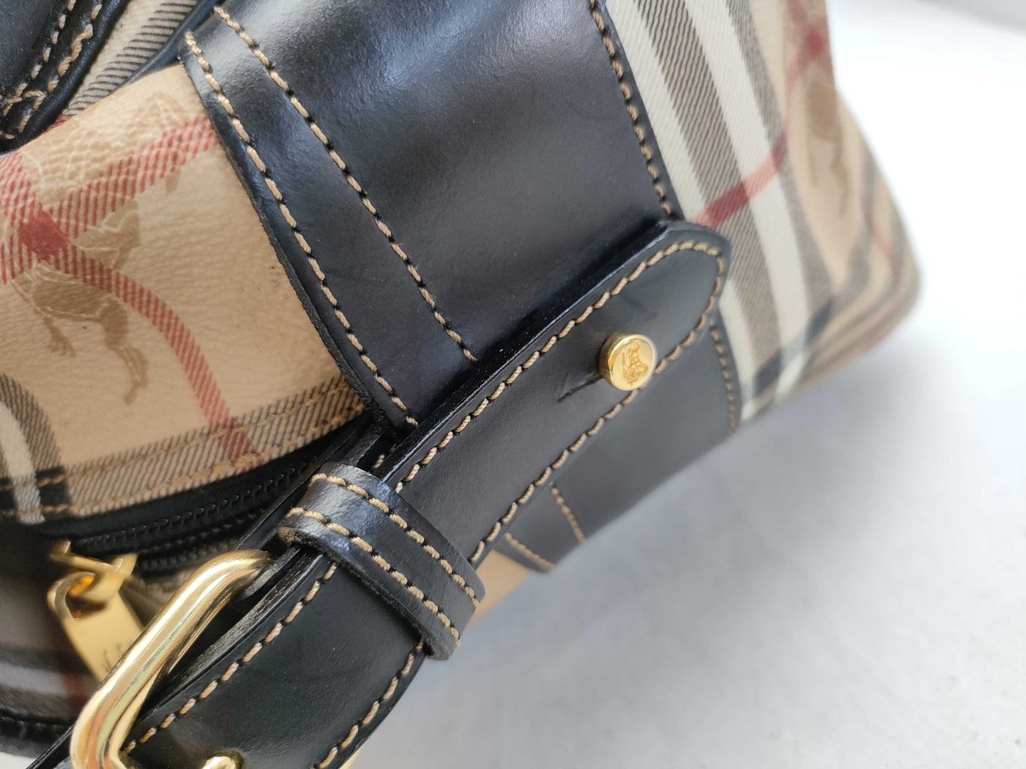 BURBERRY Check Shoulder Bag Shoulder Bag