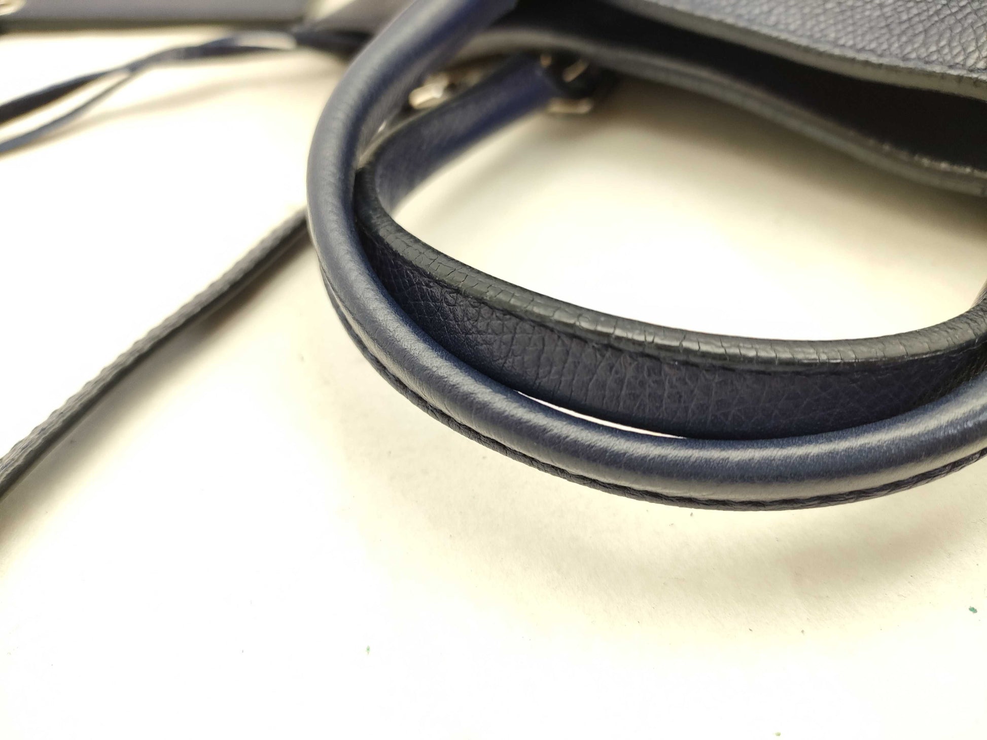 BALENCIAGA Paper 2-Way Bag Navy Handbag