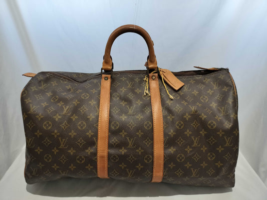 LOUIS VUITTON Monogram Keepall Boston Bag
