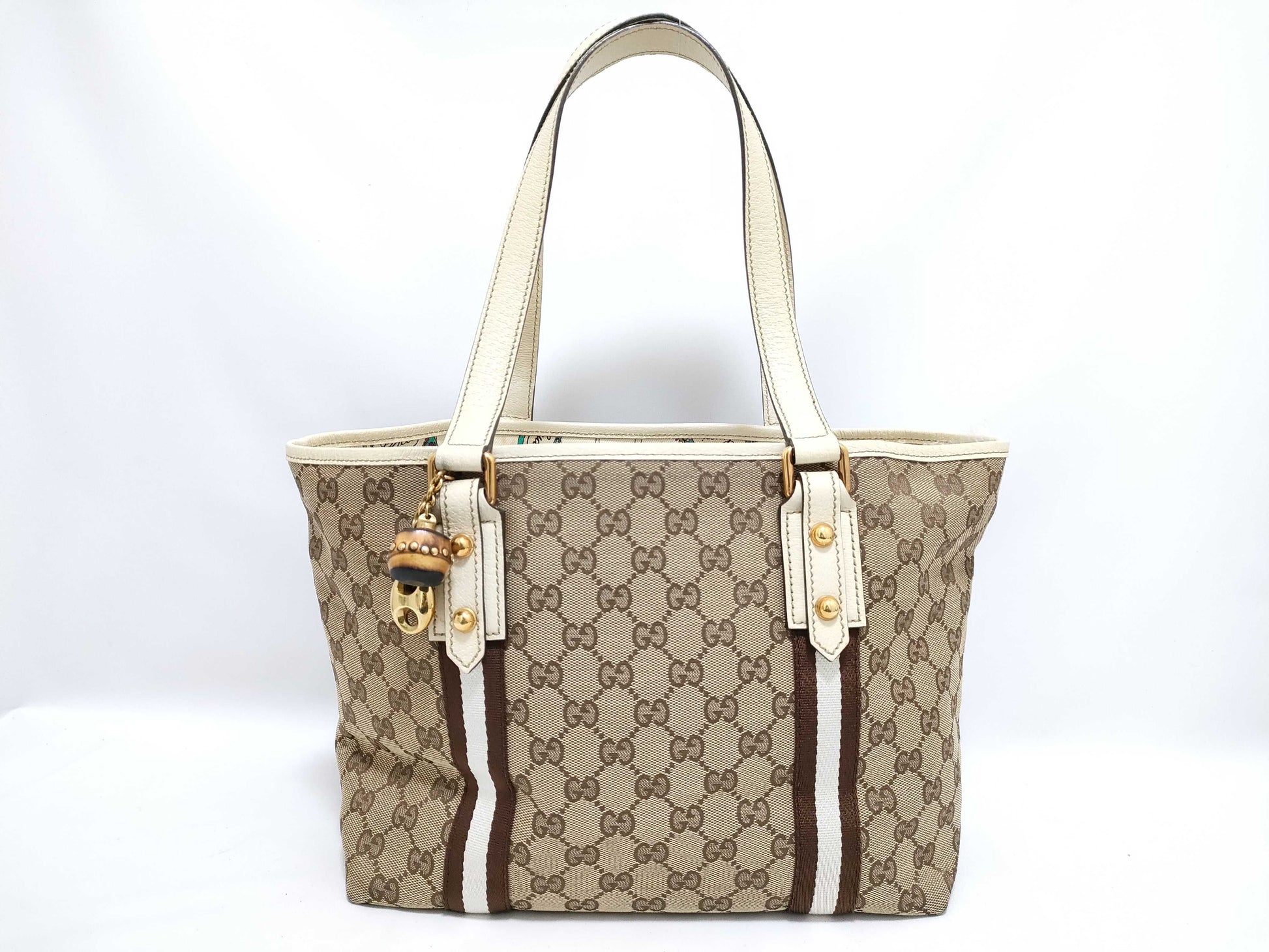 GUCCI GG Canvas Tote Bag GUCCI GG Canvas Tote Bag
