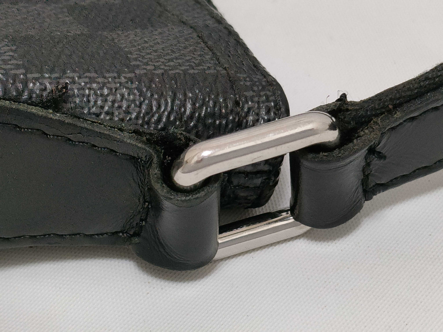 LOUIS VUITTON Damier Graphite Mick PM N41211 Shoulder Bag