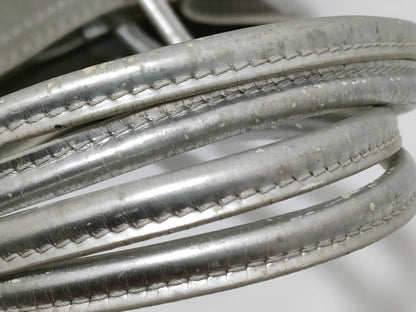 LOEWE LOEWE Suede Tote Bag Gray Silver Tote Bag