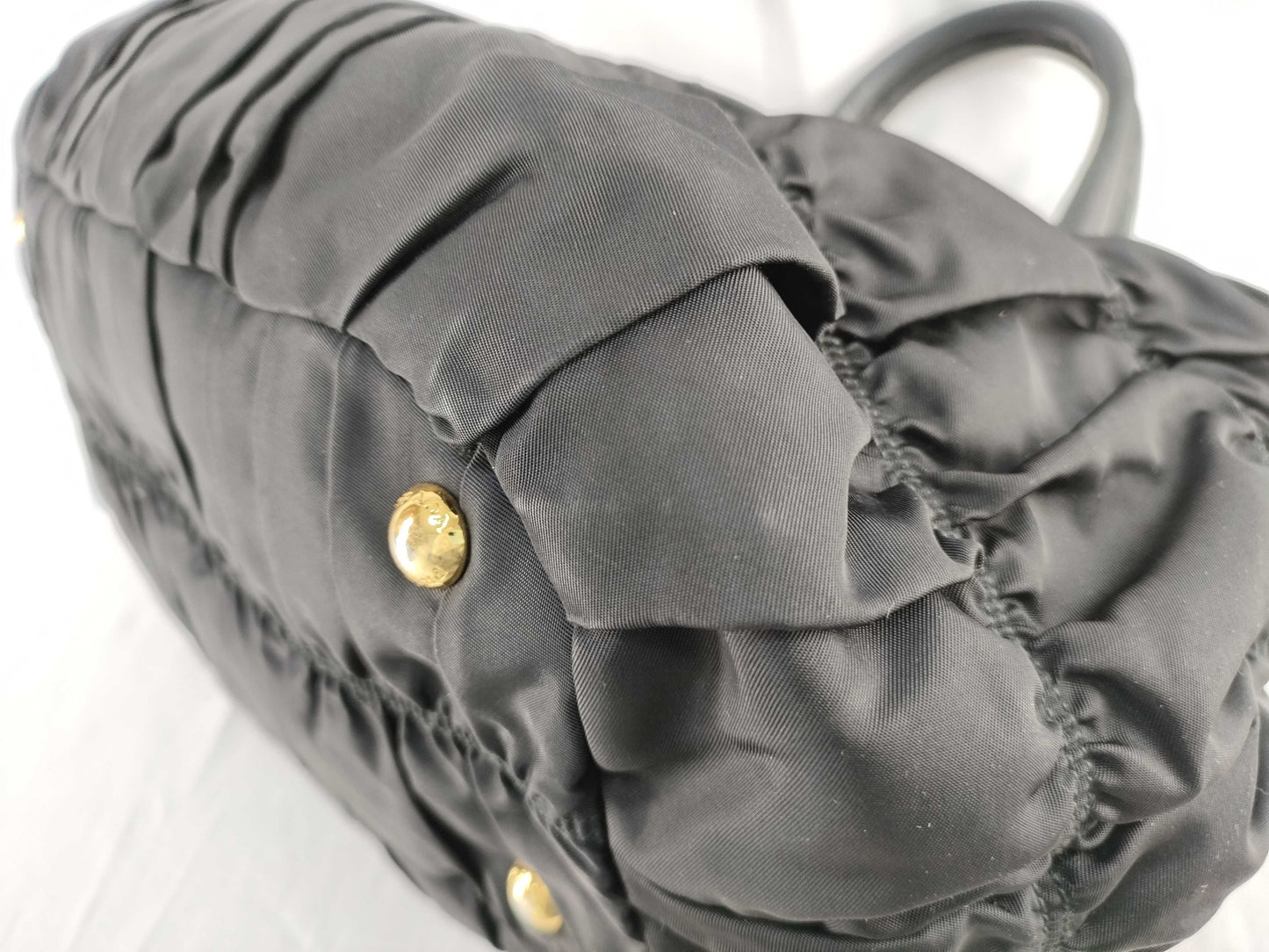 PRADA Prada 2-way bag gathered handbag