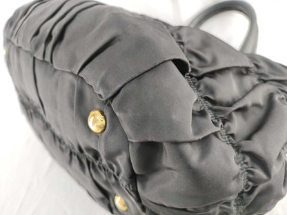 PRADA Prada 2-way bag gathered handbag