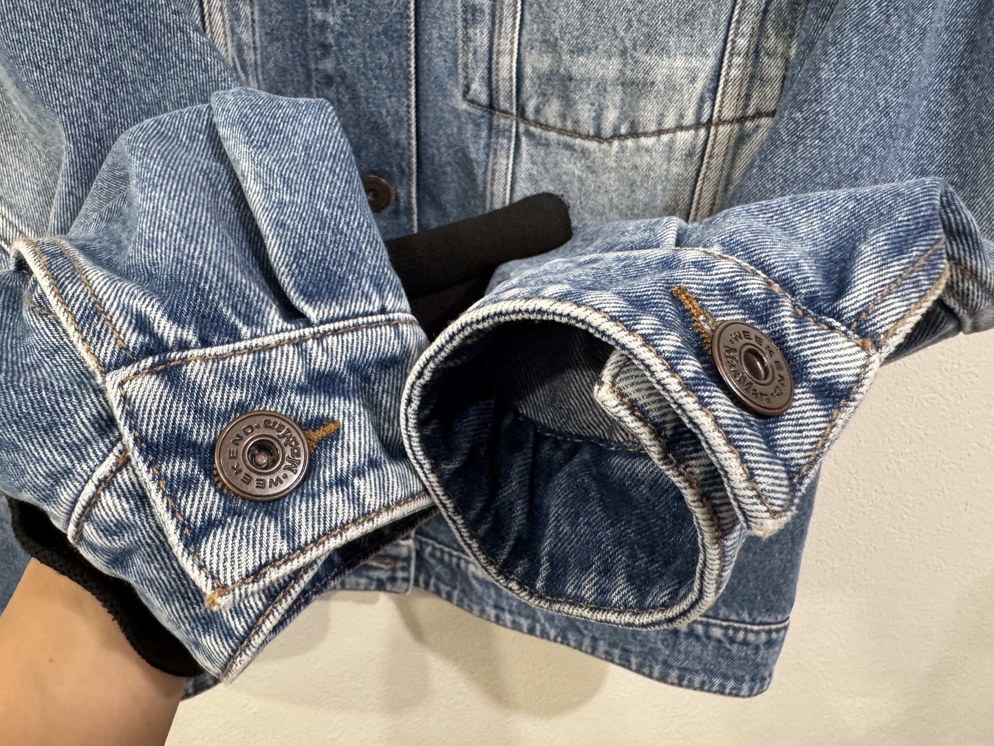 MAXMARA Oversized Washed Denim Jacket