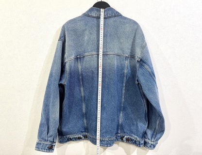 MAXMARA Oversized Washed Denim Jacket