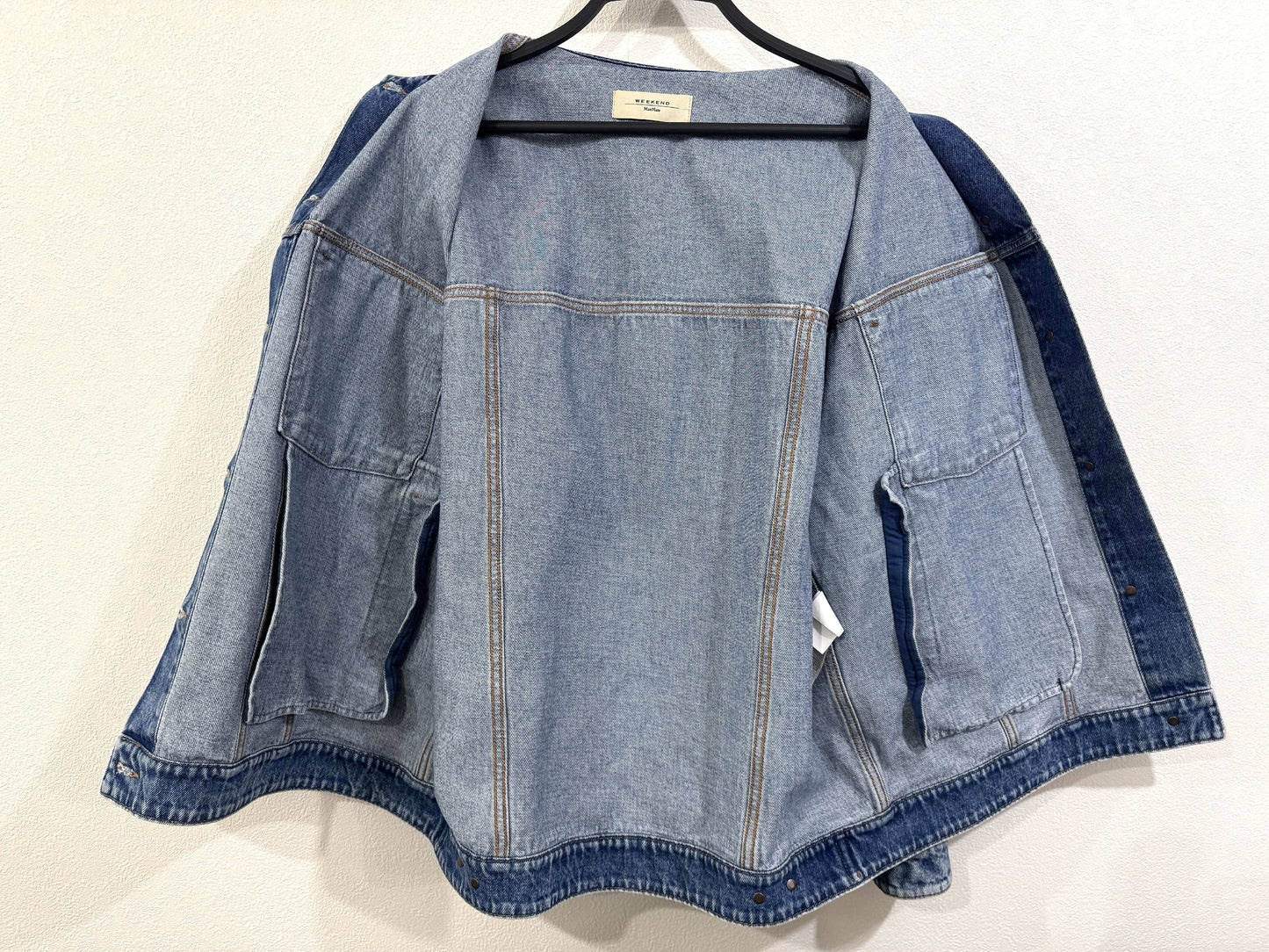 MAXMARA Oversized Washed Denim Jacket