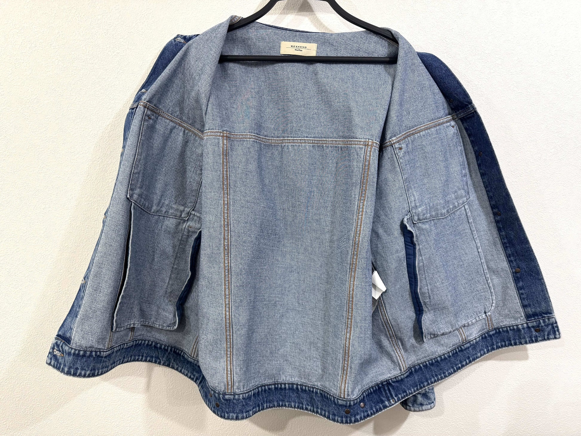 MAXMARA Oversized Washed Denim Jacket