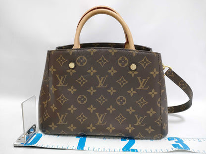 LOUIS VUITTON Monogram Nomogram Montaigne Handbag with Strap