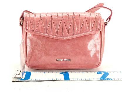 Miu Miu Matelasse Leather Shoulder Bag