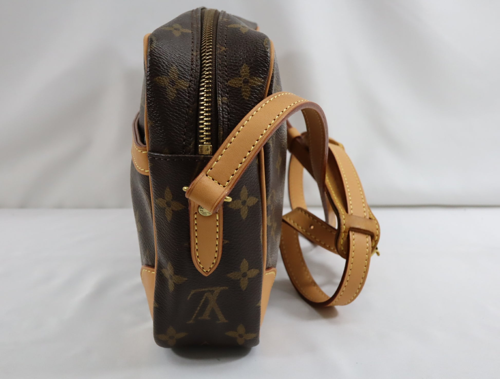 LOUIS VUITTON Monogram Trocadero 27 Shoulder Bag, PVC-Coated Canvas and Leather, Brown, M51274