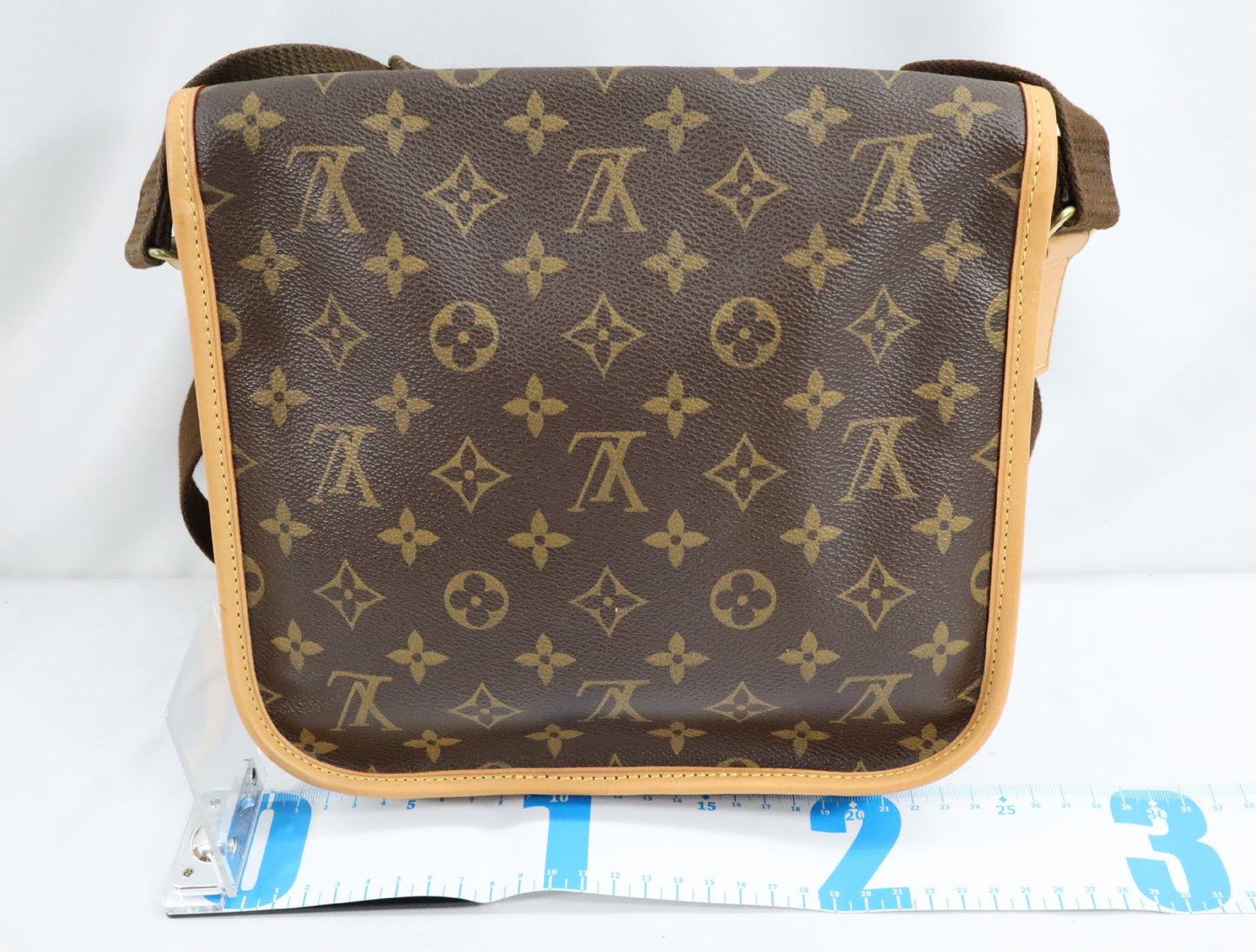LOUIS VUITTON Monogram Messenger PM Bosphor Shoulder Bag, PVC-Coated Canvas and Leather, Brown, M40106