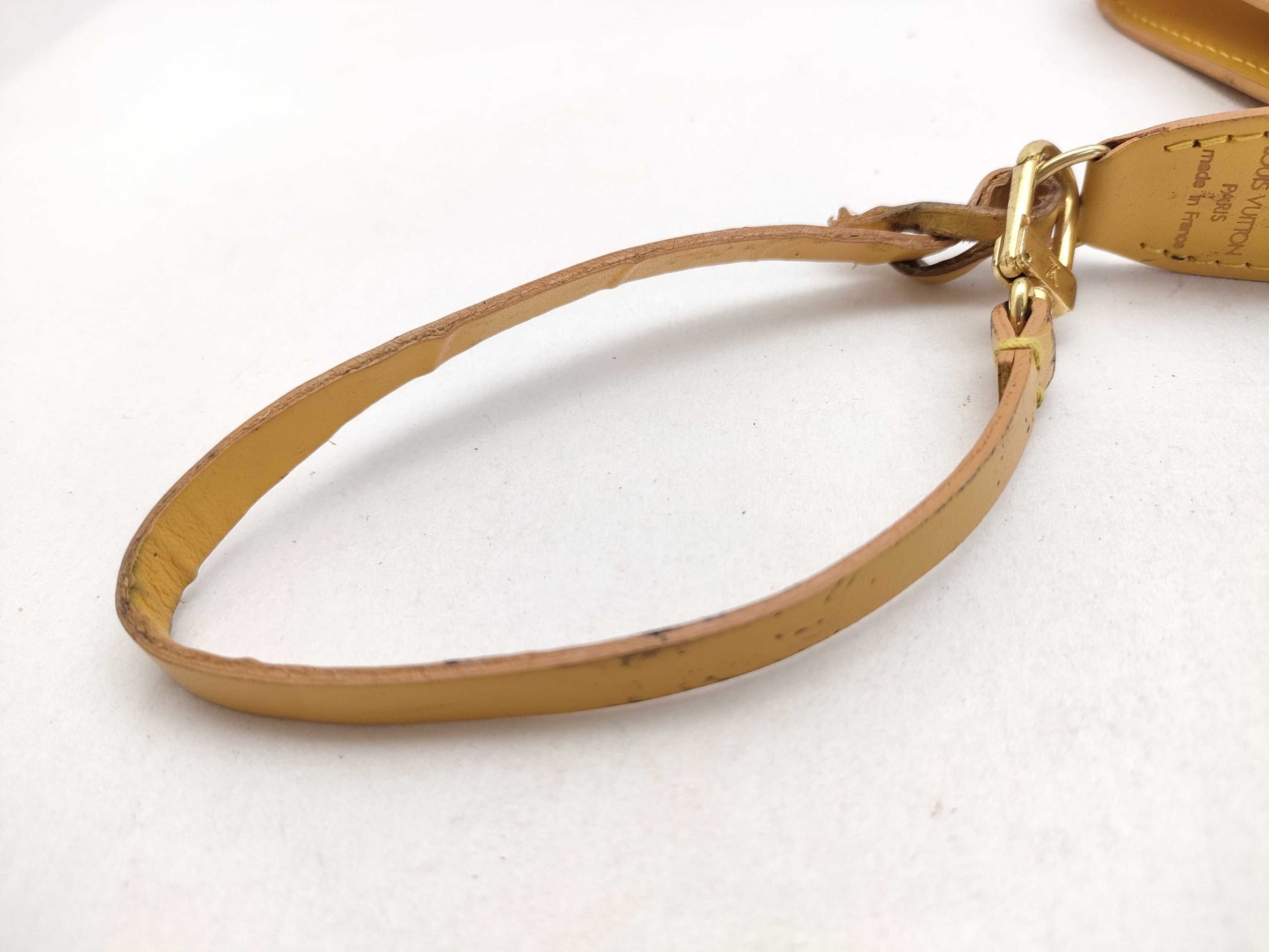 LOUIS VUITTON Epi Leather Pochette Accessoires Yellow Pouch