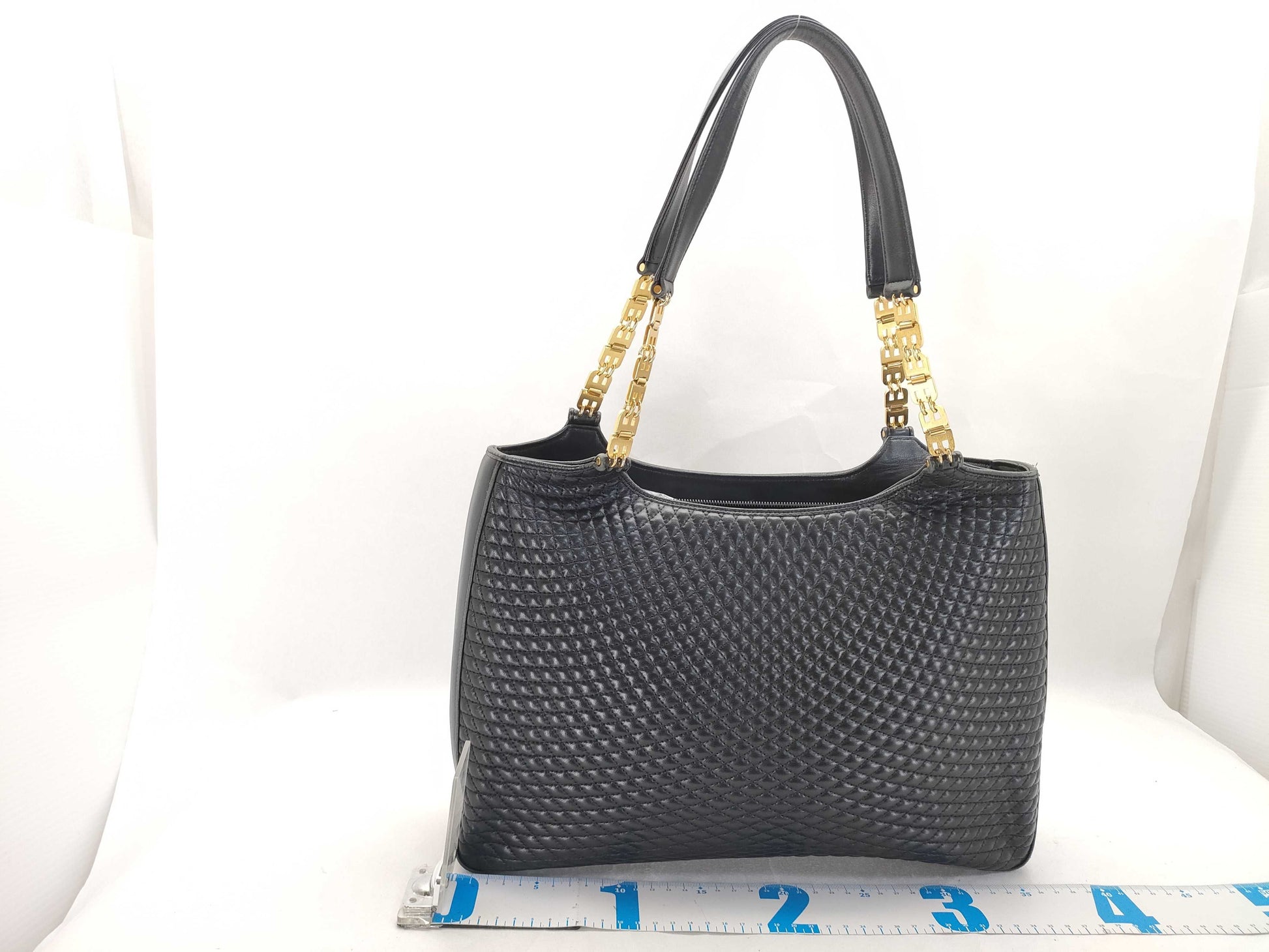 BALLY Quilted Tote Bag