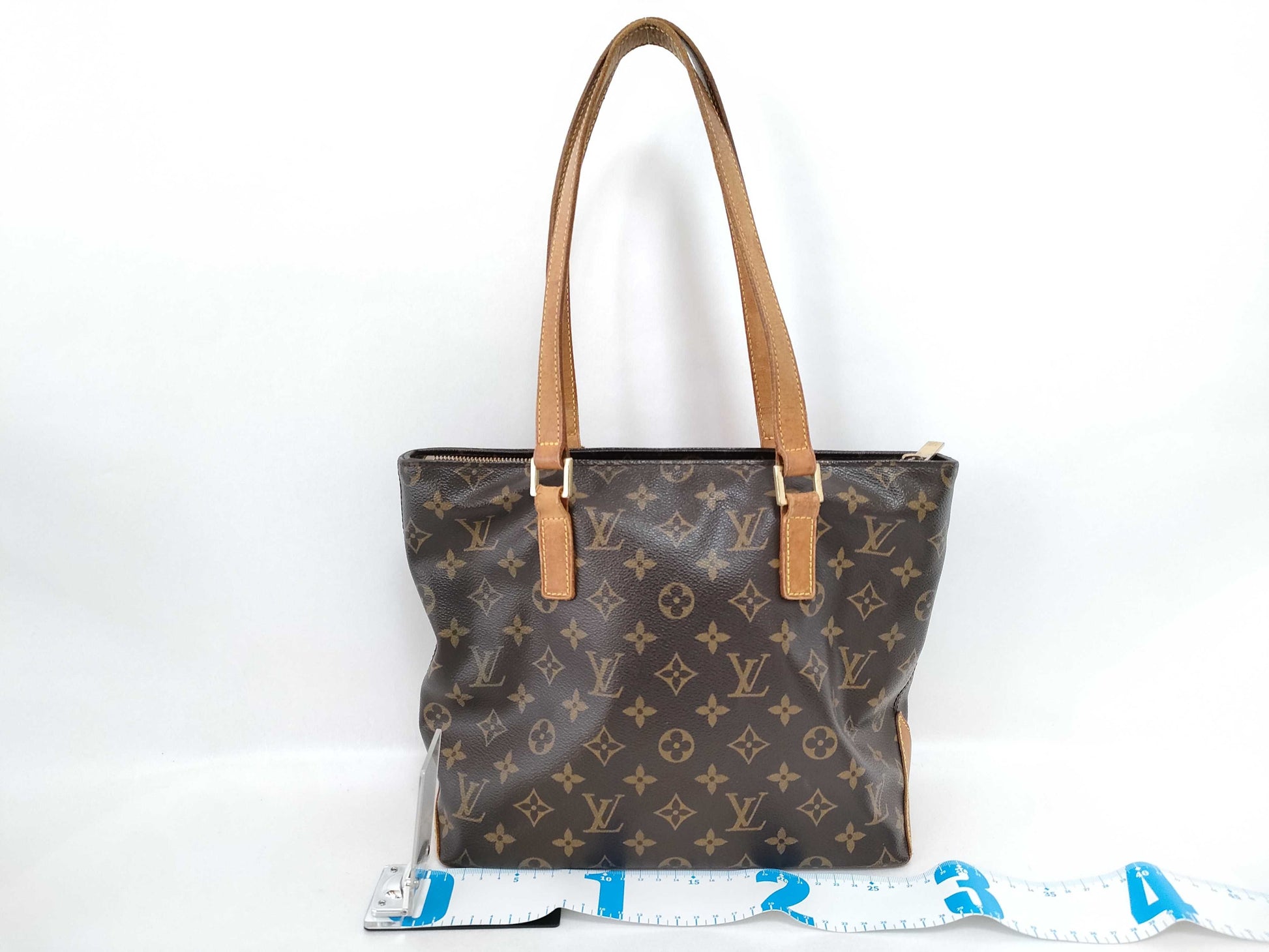 LOUIS VUITTON Monogram Caba Piano Tote Bag M51148 VI0094