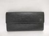 LOUIS VUITTON Epi Sarah Black Wallet