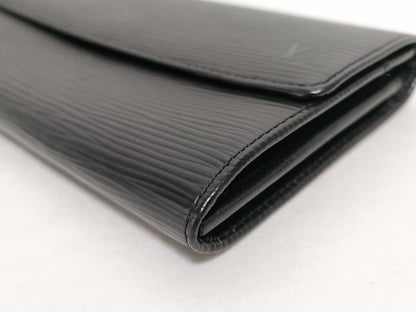 LOUIS VUITTON Epi Sarah Black Wallet