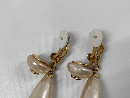 CHANEL CHANEL Chanel Earrings Drop Pearl Coco Mark 29 Earrings