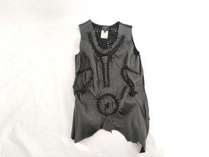 JEAN PAUL GAULTIER Jean Paul Gaultier Leather Vest Women's Size 40