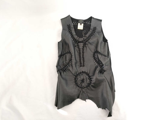 JEAN PAUL GAULTIER Jean Paul Gaultier Leather Vest Women's Size 40