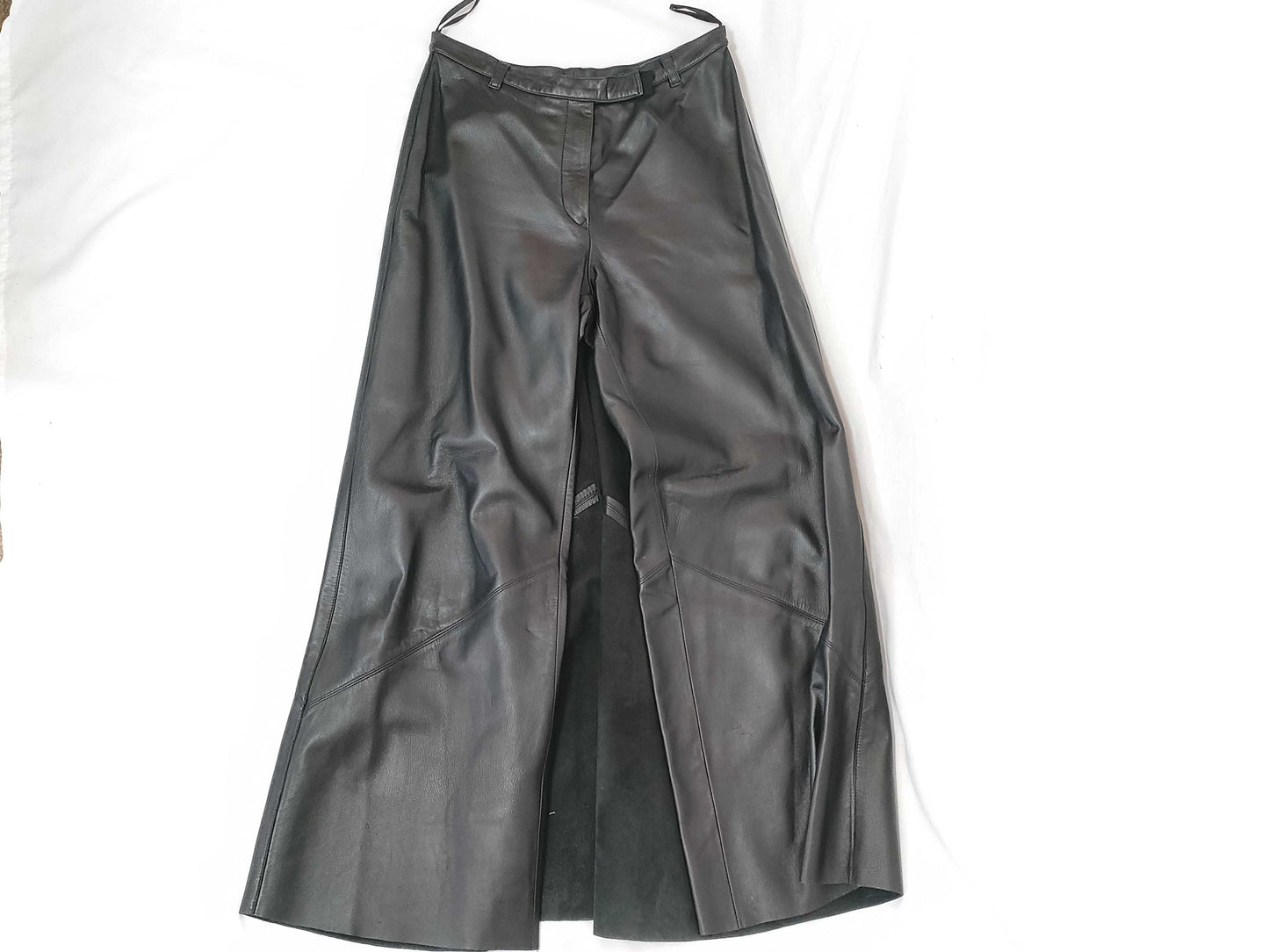 JEAN PAUL GAULTIER Jean Paul Gaultier Sheepskin Leather Skirt Pants Women's Size 40