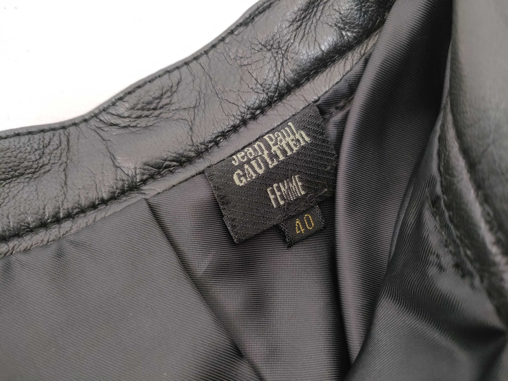 JEAN PAUL GAULTIER Jean Paul Gaultier Sheepskin Leather Skirt Pants Women's Size 40